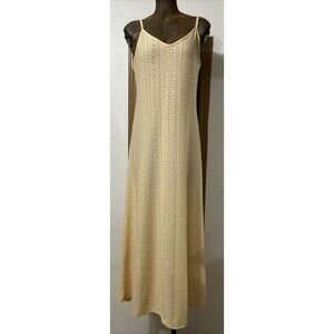 Spaghetti Strap Maxi Dress Eyelet Long Beach Boho